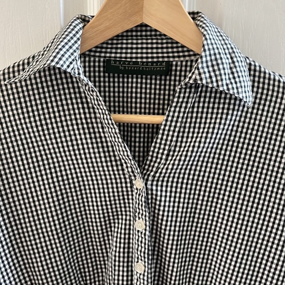Harve Benard gingham button down, S - Picture 2 of 5